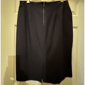 Dark Navy knee length straight skirt